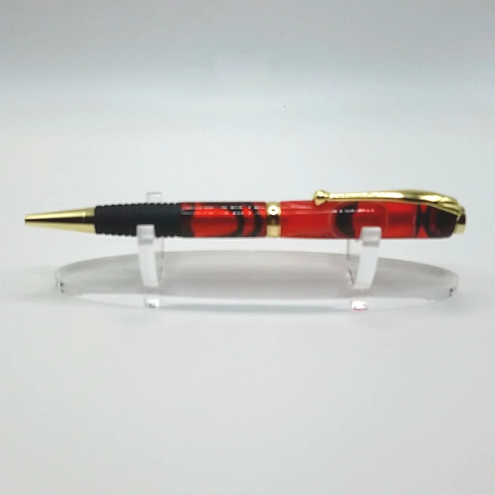 Handcrafted Ruby & Onyx Executive Pen